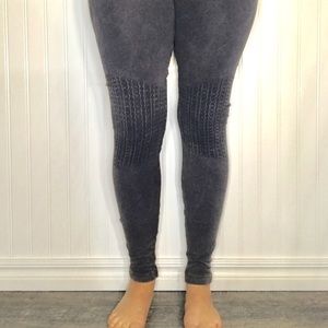 Soft washed denim looking leggings